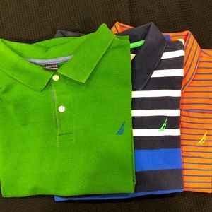 Set of 3 Nautica Boys XL Polos